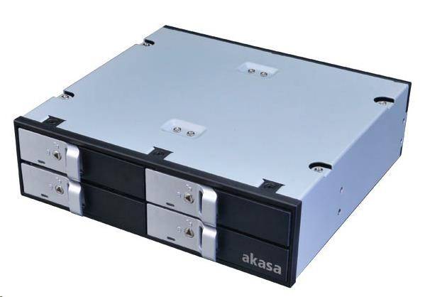 AKASA HDD box Lokstor M22, 4x 2.5