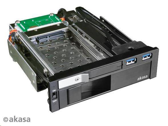 AKASA HDD box Lokstor M51, 3.5