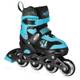 HASBRO STRIVE Kolieskové korčule, čierno-modré, zn. NERF, ABEC7 Carbon, veľ. 28-32