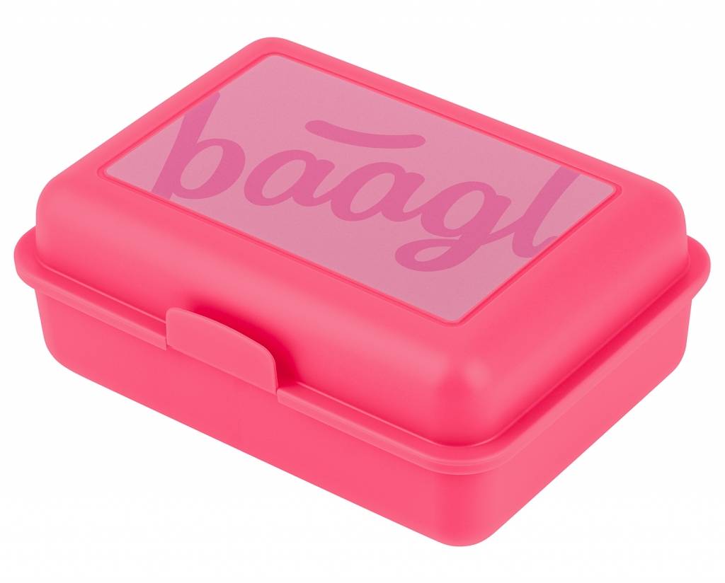 BAAGL Box na desiatu Logo ružový