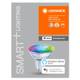 SMART+ WiFi PAR16 RGBW 50 40° tbdW/ GU10, meniteľné farby, stmievateľná, 1 ks, LEDVANCE