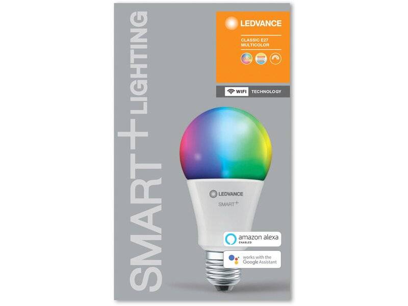 SMART+ WiFi CL A RGBW 100 yes 14W/ E27, meniteľné farby, stmievateľná, 1 ks, LEDVANCE