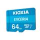 Karta microSD KIOXIA Exceria 64GB M203, UHS-I U1 Class 10