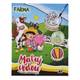 Omaľovánka vodová maxi A4 Farma
