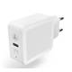Rýchla nabíjačka USB Hama, USB-C, Quick Charge 3.0 / Power Delivery, 18 W, biela