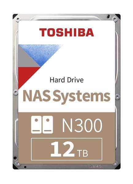 TOSHIBA HDD N300 NAS 12TB, SATA III, 7200 otáčok za minútu, 256MB cache, 3,5