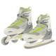DETSKÉ KORČULE DUPLEX 14G BIELO-ZELENÉ