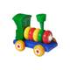 Lokomotíva/Vlak skladací tahací plast 20cm 24m+