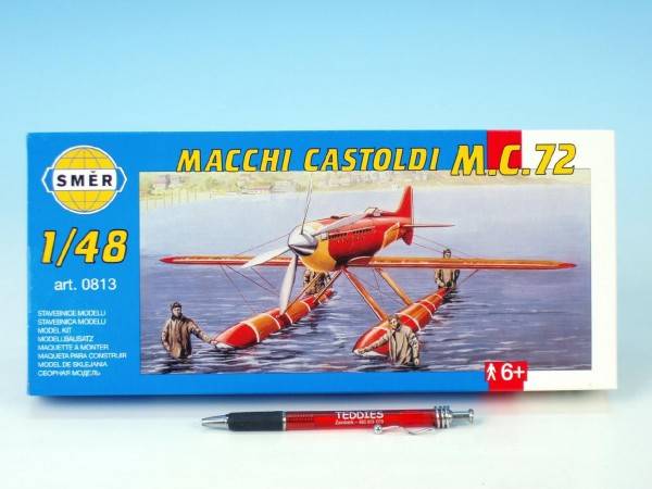 Směr Model Macchi Castoldi M.C.72 17,5x19cm v krabici 31x13,5x3,5cm 1:48