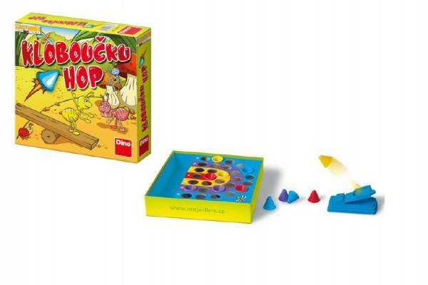 Klouboucku hop! - spoločenská hra v krabici 23x23x5cm