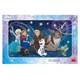 Puzzle Snehové vlocky doskové 15 dielikov Frozen / Ľadové královstvo 30x19cm