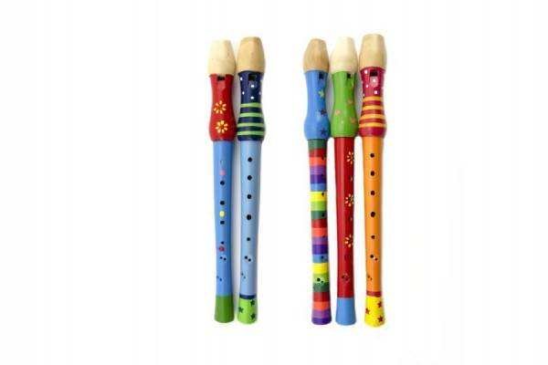 
        Flauta, drevo 33cm v sáčku - výber mix farieb
      