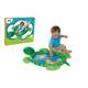 Zábavná vodná podložka korytnačka nafukovacia 84x61cm s doplnkami 5ks v krabici 29x24x5cm 6m +
