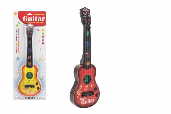 Gitara, plast 41cm na batérie so zvukom a svetlom na karte - výber 2 farby