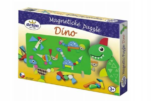 Magnetické puzzle Dinosaury v krabici 33x23x3,5cm