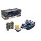 Tank RC plast 33cm TIGER 40MHz na batérie + dobíjací pack so zvukom a svetlom v krabici 40x15x19