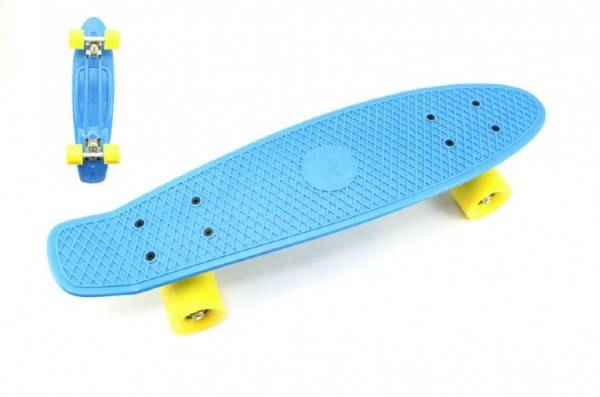 Skateboard - Pennyboard 60cm, modrý (max.90kg)