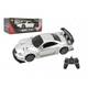 Auto RC šport plast 20cm strieborné na batérie 27MHz v krabici 26x10x12cm