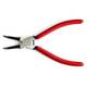 Kliešte Strend Pro P0182B 180 mm, na hriadeľ a poistné krúžky, ohnuté
