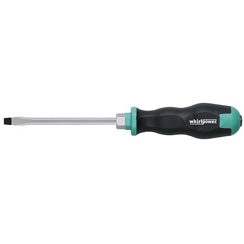 Skrutkovač Whirlpower® 951-5, 06.5/125 mm, hexbolt, plochý, S2, Satin, DIN5264
