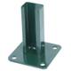 Pätka EUROSTANDARD, pre stĺpik 60x40 mm, zelená, RAL6005, na ukotvenie