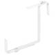 Vešiak Strend Pro, biely, kovový držiak na truhlíkový kvetináč, bal. 2 ks