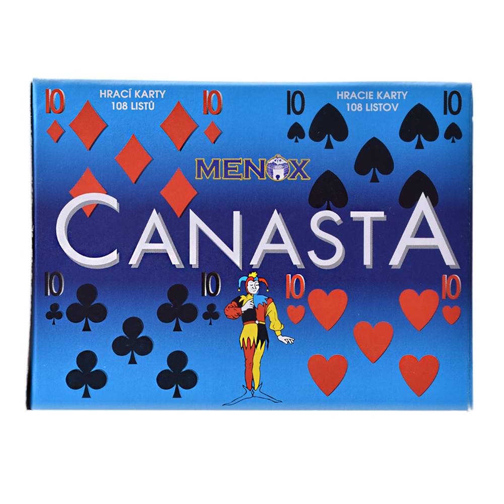 Canasta hracia karty 108 listov / Canasta hrací karty 108 listů - autor neuvedený