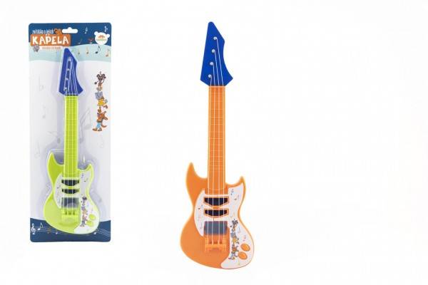 Gitara s trsátka plast 42cm Zvieratká a ich kapela na karte - výber 2 farby