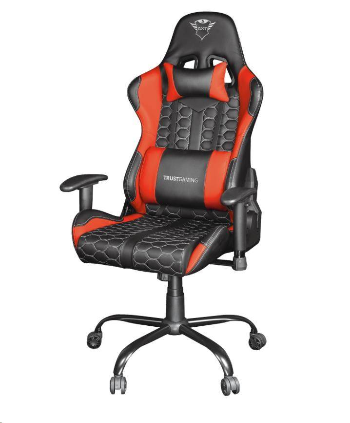 TRUST herní křeslo GXT 708R Resto Gaming Chair, červená