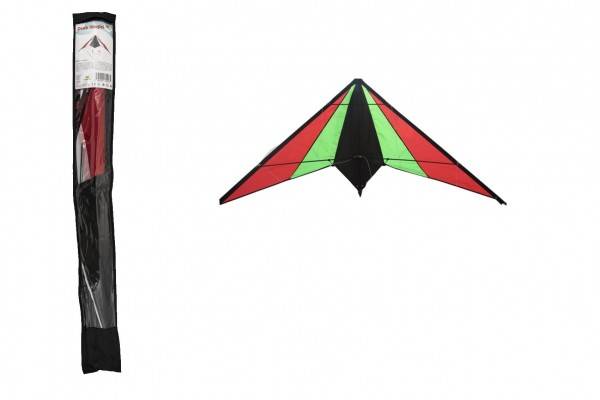 Šarkan - drak lietajúci nylon 130x65cm farebný v sáčku 10x100cm
