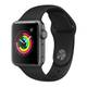 Apple Watch Series 3 GPS, 38mm Space Grey Aluminium Case with Black Sport Band mtf02cn/a