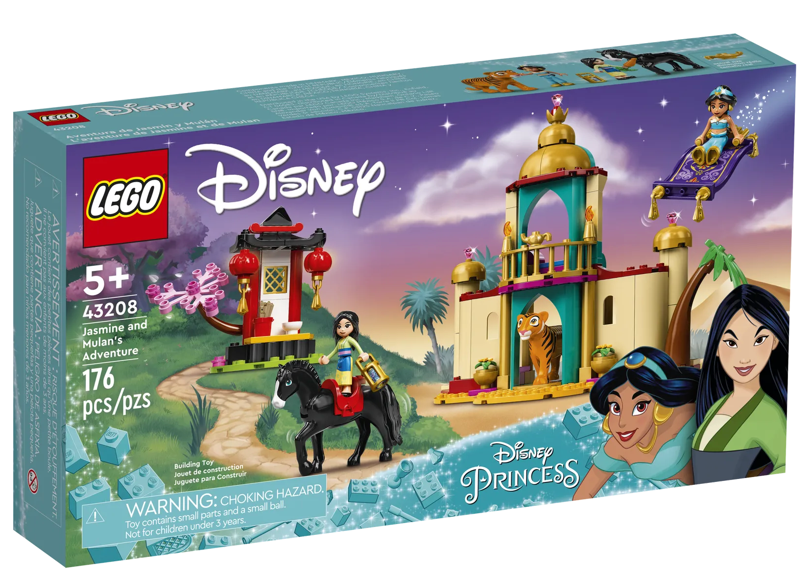 Lego Disney Princess 43208 Dobrodružství Jasmíny a Mula