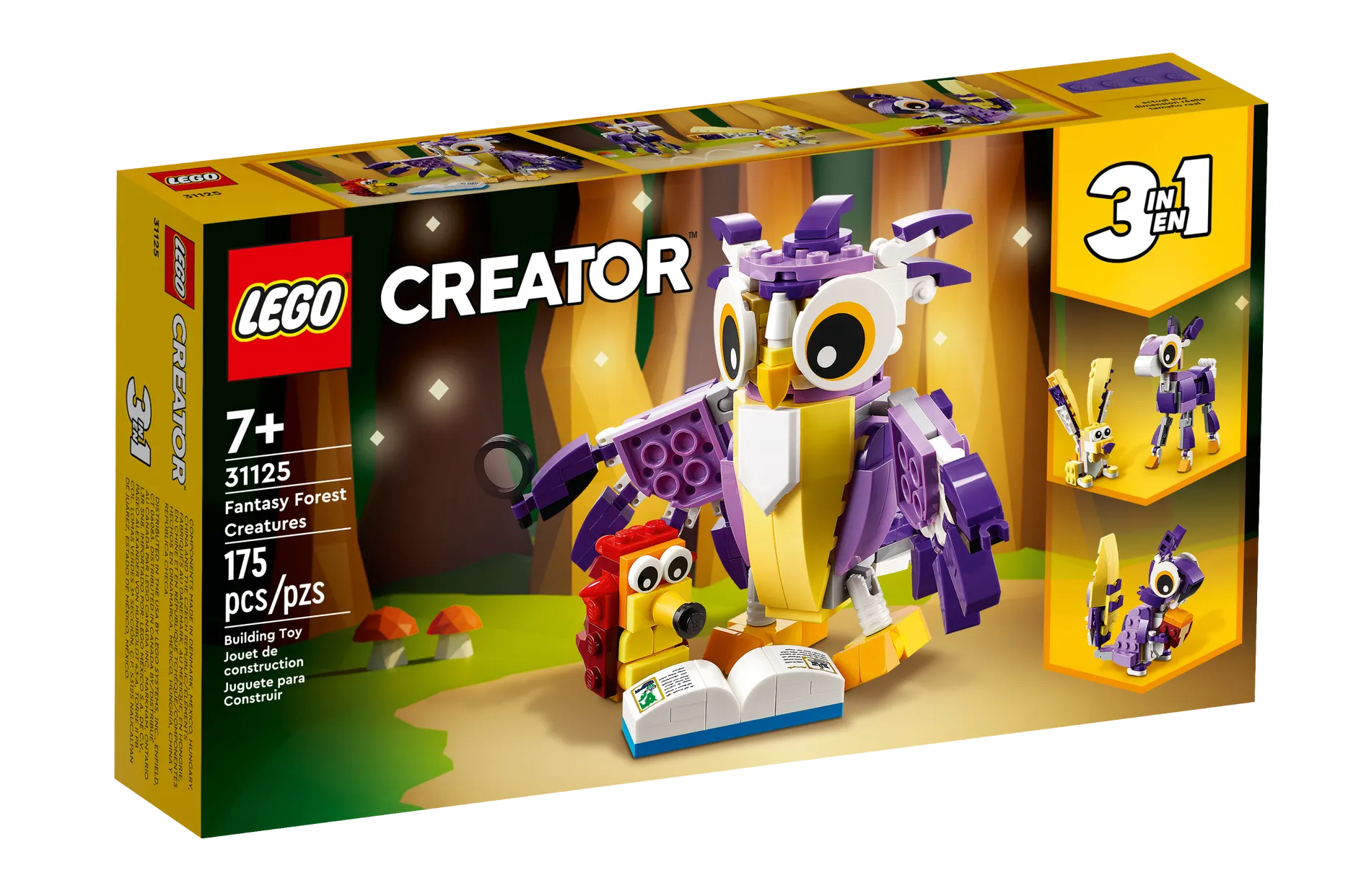 Lego® Creator 31125 Fantazijné Lesné Stvorenia