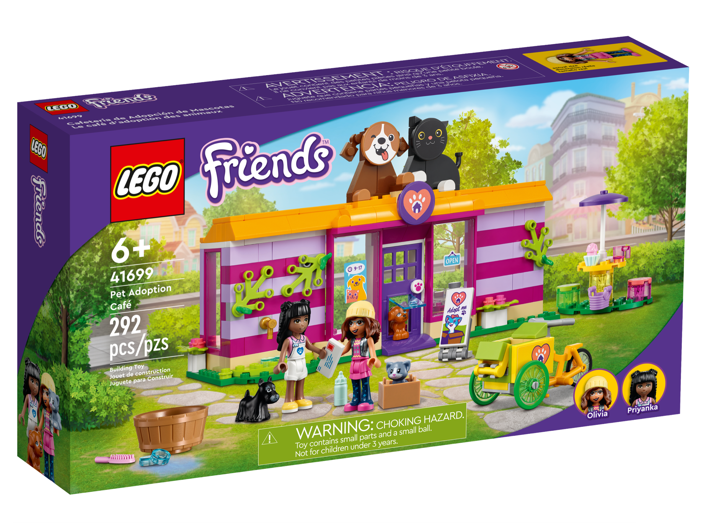 Lego® Friends 41699 Kaviarnička Pre Zatúlané Zvieratká