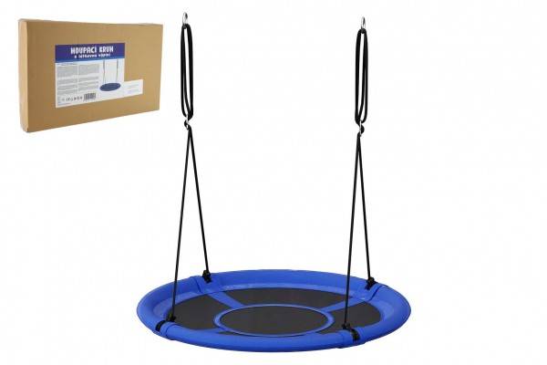Hojdací kruh modrý 80 cm látková výpln v krabici 60x37x7cm