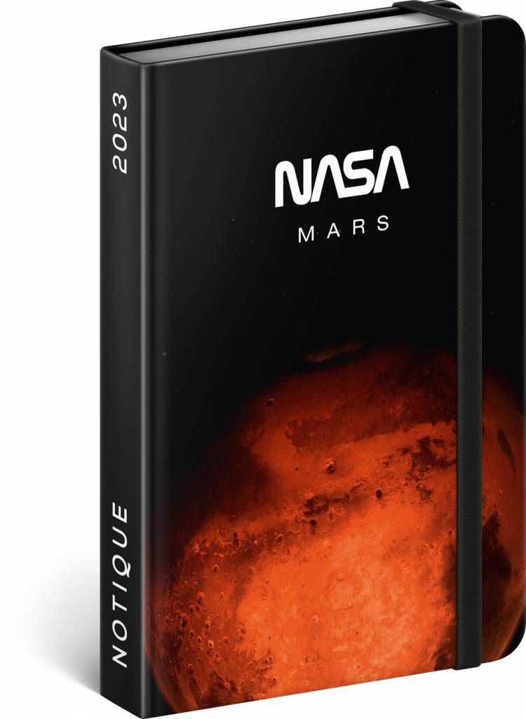 Týždenný diár NASA 2023, 11 × 16 cm