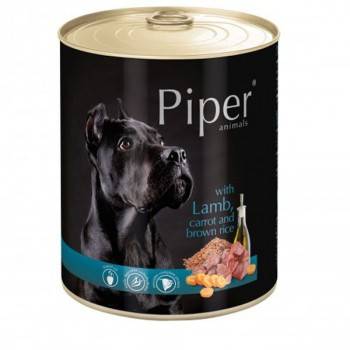 Piper PIPER konzerva 800g - s jahňacím, mrkvou a ryžou