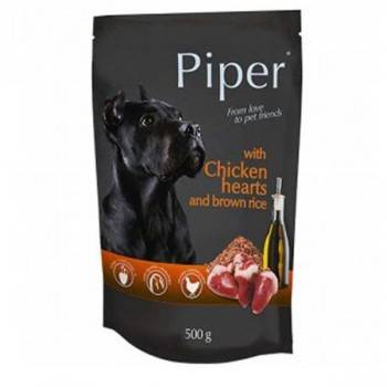 
        Piper PIPER kapsička 500g - s kuracími srdiečkami a hnedou ryžou
      