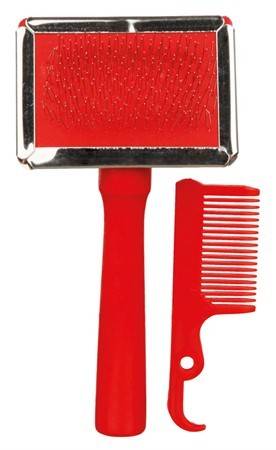 
        Trixie Soft brush, wooden handle/metal bristles, 6 × 13 cm
      