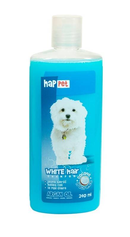 Happet Šampón pre psov na bielu srsť 240ml