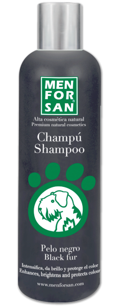 MEN FOR SAN Šampón na psov s ciernou srstou 300ml