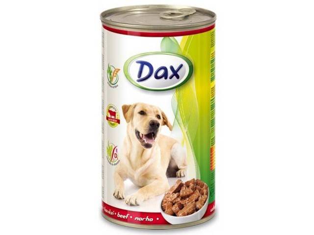 DAX DAX - hovädzie - kúsky pre psa 1240g