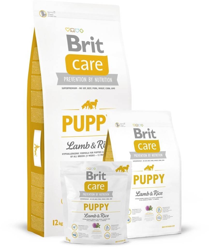 BRIT Care Brit Care Puppy Lamb & Rice 1 kg (žltá)