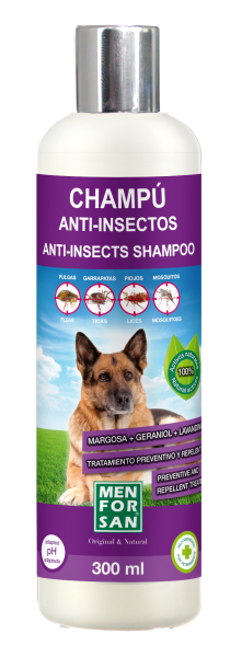 MEN FOR SAN Šampón na psov antiparazitný 300ml