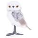 Sova MagicHome Vianoce, sivá, 13 cm