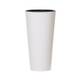 Kvetináč TUBUS Slim Shine 150x286 mm, biely, vložka