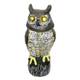 Plašič vtákov Strend Pro, Sova, otočná hlava, svietiace oči, zvuk, solar, 43 cm