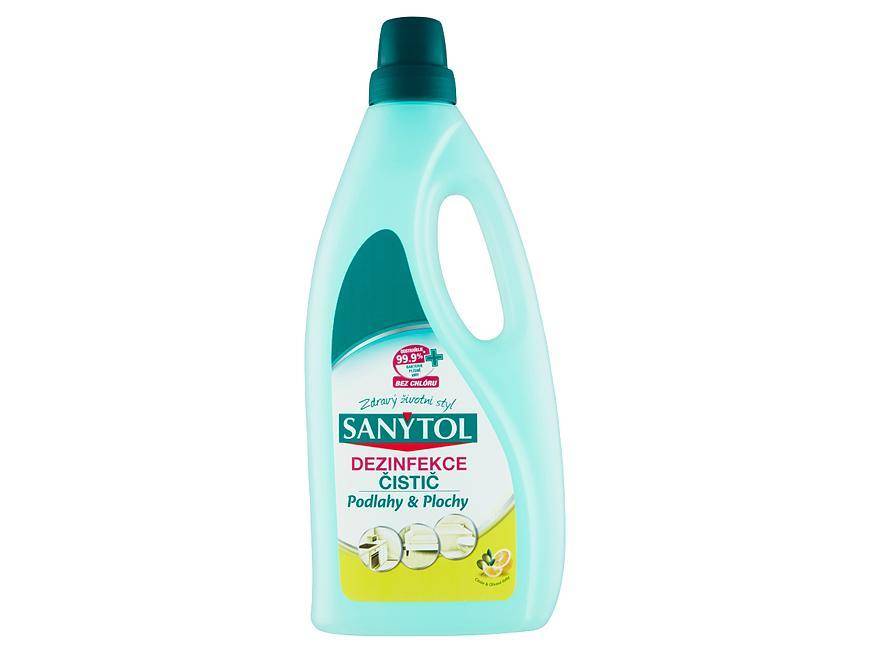 Dezinfekcia Sanytol, univerzálny čistič, na podlahy, citrón, 1000 ml