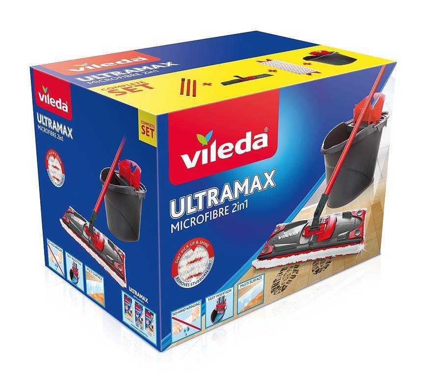 
        Súprava upratovacia Vileda Ultramax Complete Set box mop+vedro
      