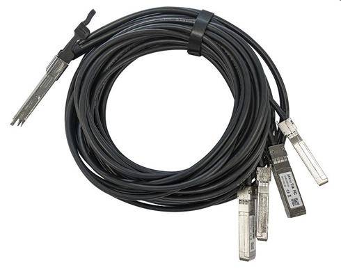 MIKROTIK QSFP+ 40Gbps break-out cable to 4x10Gbps SFP+ , 3m